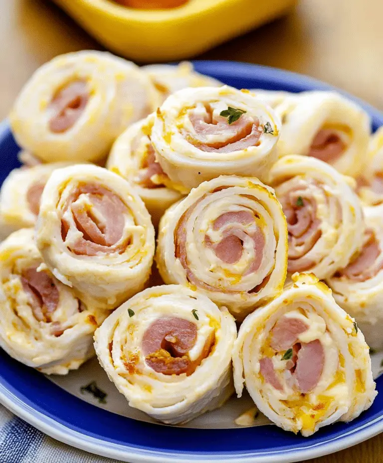 Ham And Cheese Roll Ups Recipe