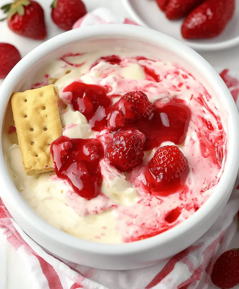 Strawberry Cheesecake Dip Recipe