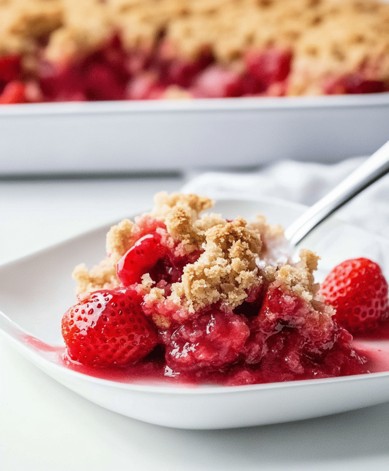 Strawberry Crumble Recipe