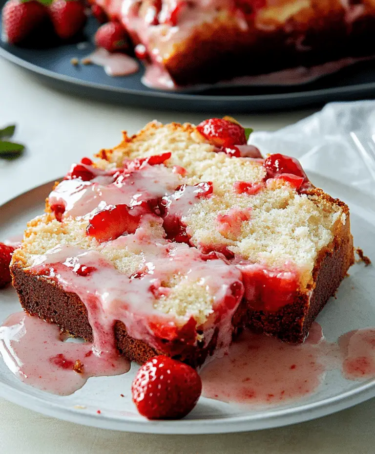Strawberry Sour Cream Bread Recipe