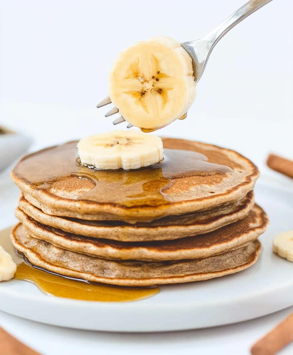 3 Ingredient Banana Oatmeal Pancakes Recipe
