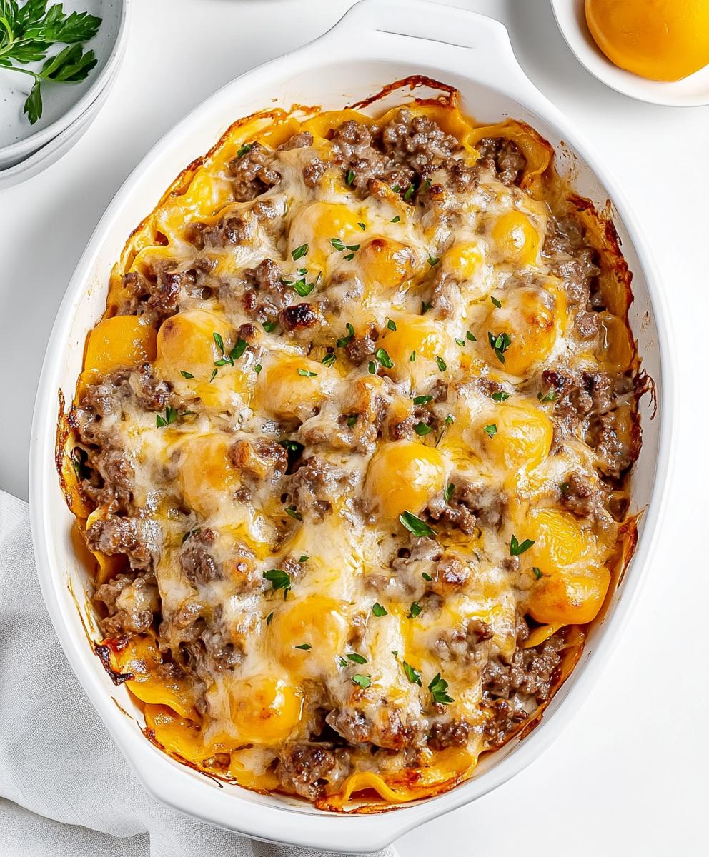 4-ingredient Hamburger Casserole Recipe
