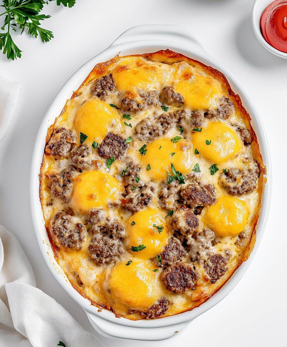 4-ingredient Hamburger Casserole Recipe