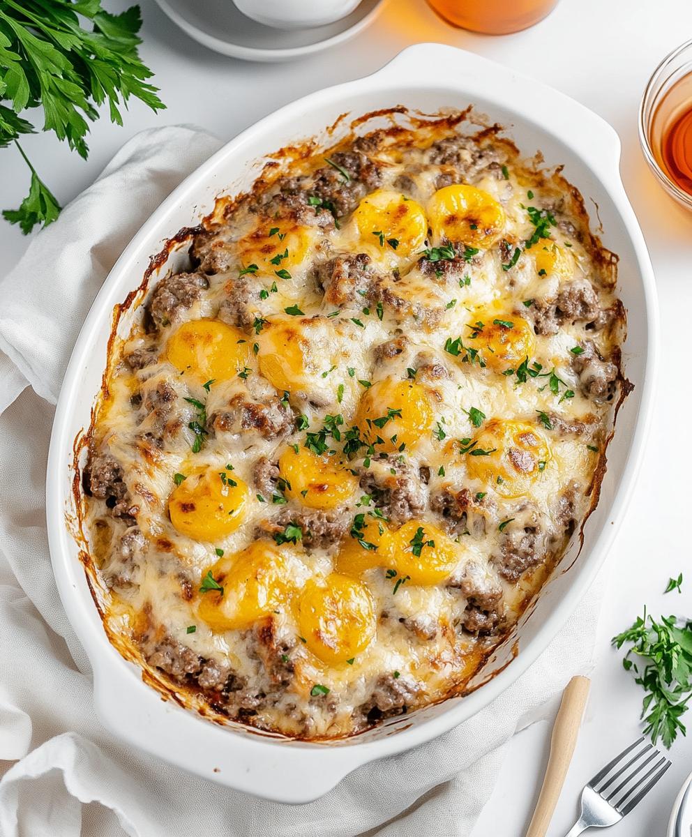 4-ingredient Hamburger Casserole Recipe