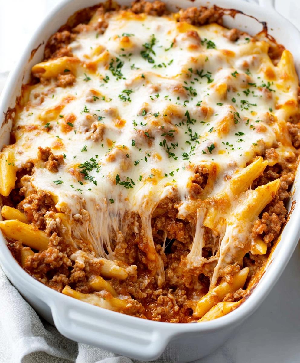 5-ingredient Ground Beef Casserole Recipe