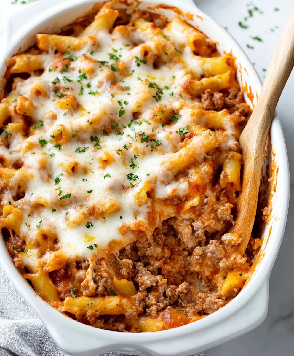 5-ingredient Ground Beef Casserole Recipe