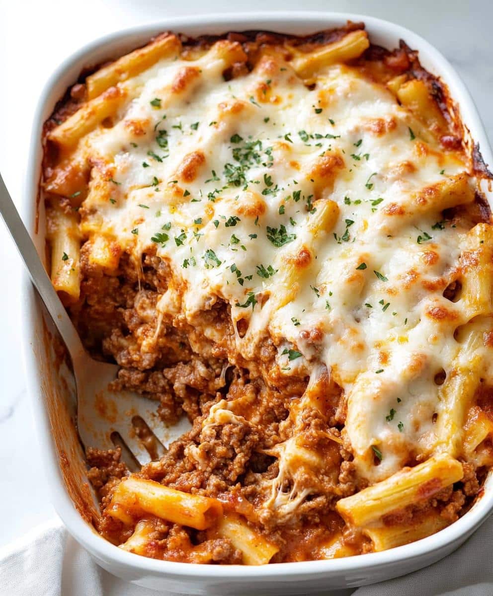 5-ingredient Ground Beef Casserole Recipe