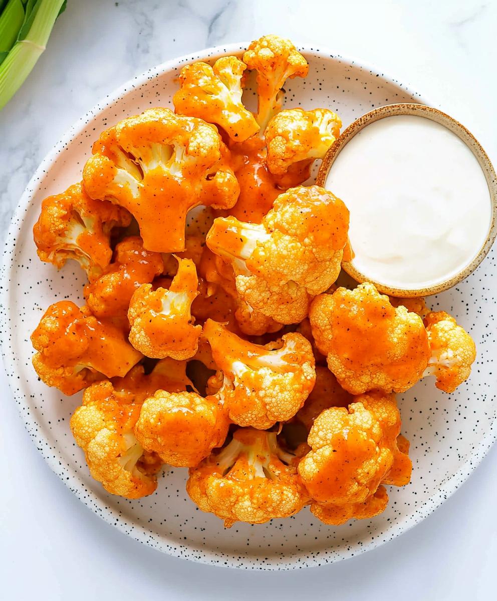 Air Fryer Buffalo Cauliflower Recipe