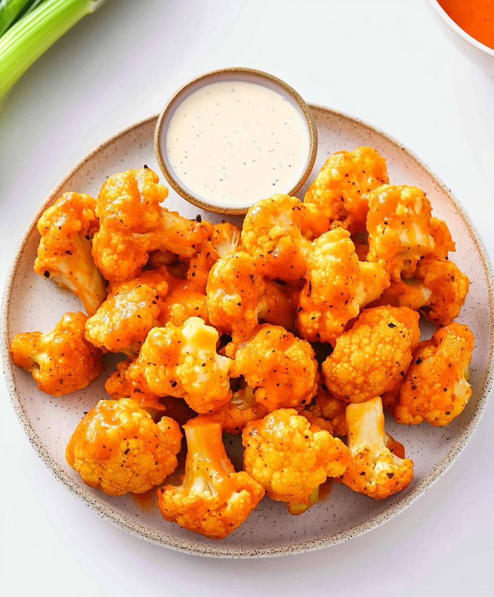 Air Fryer Buffalo Cauliflower Recipe