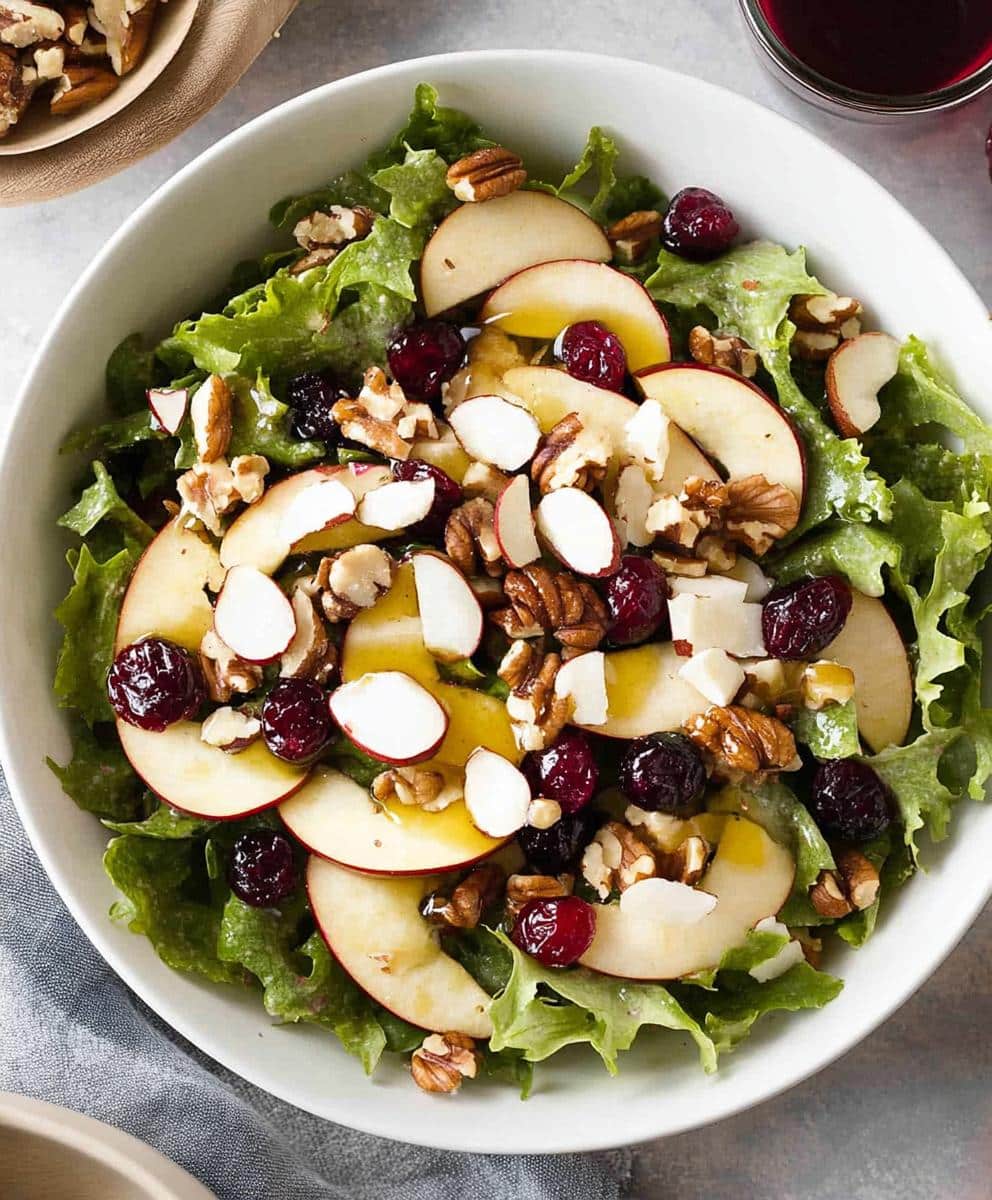 Apple Cranberry Walnut Salad Recipe