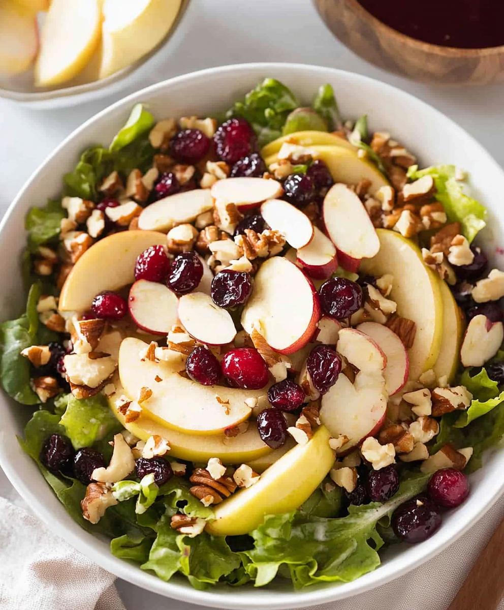 Apple Cranberry Walnut Salad Recipe
