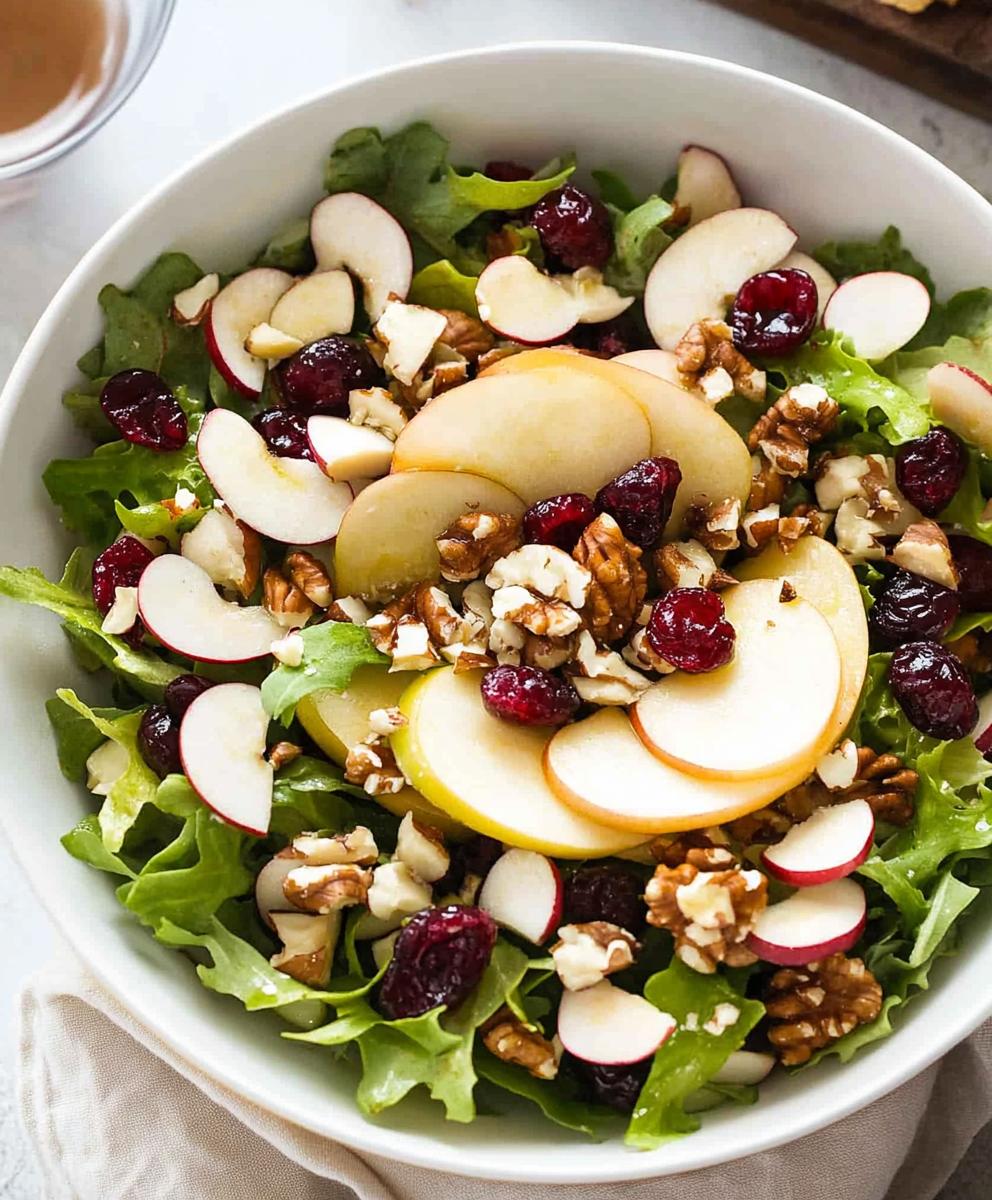 Apple Cranberry Walnut Salad Recipe