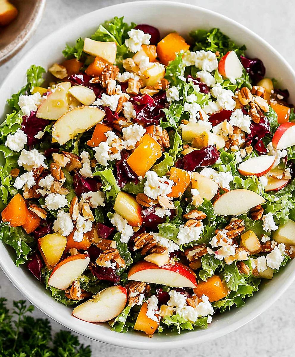 Autumn Salad With Apple Cider Vinaigrette Recipe