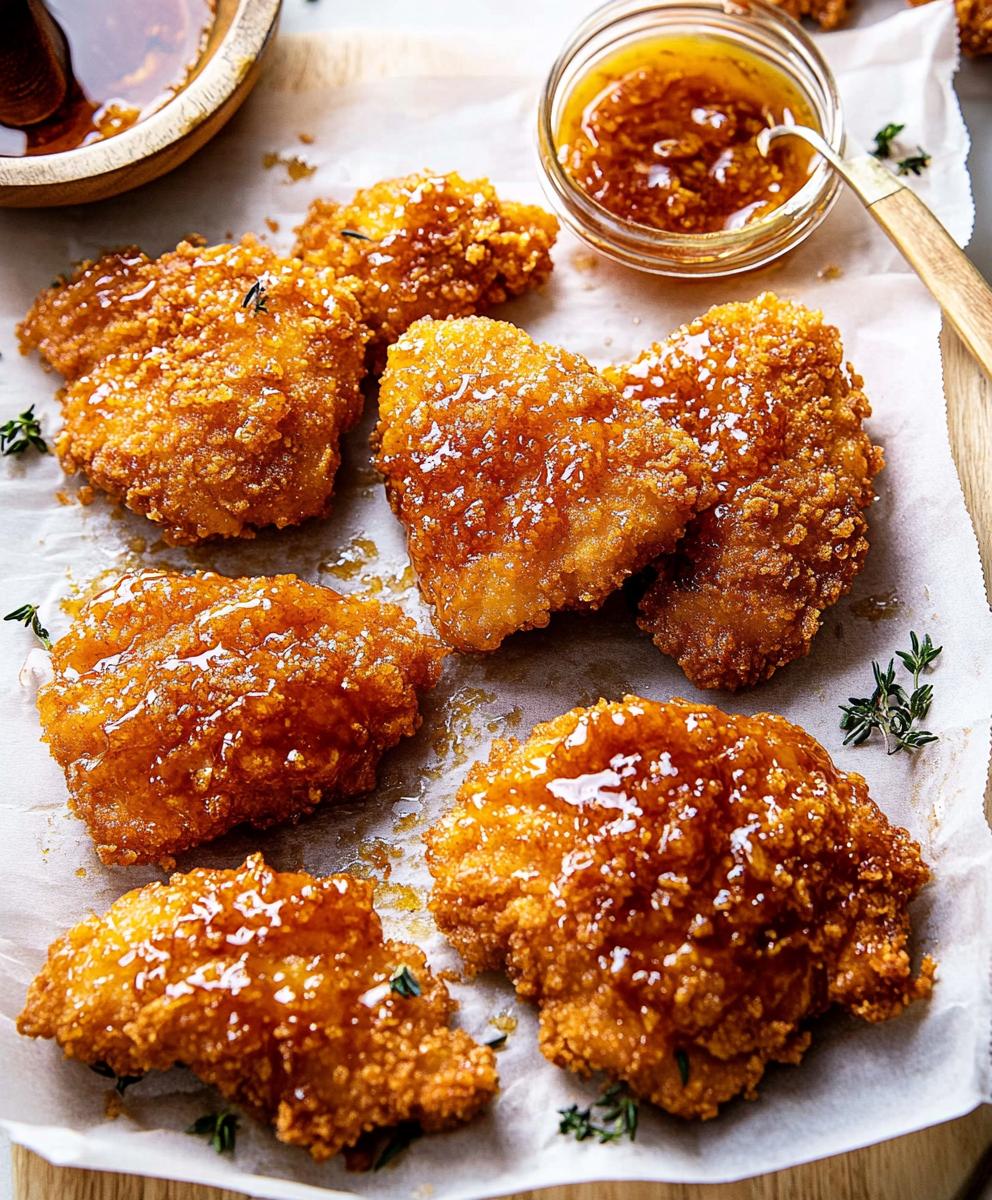 Baked Crunchy Hot Honey Chicken Recipe