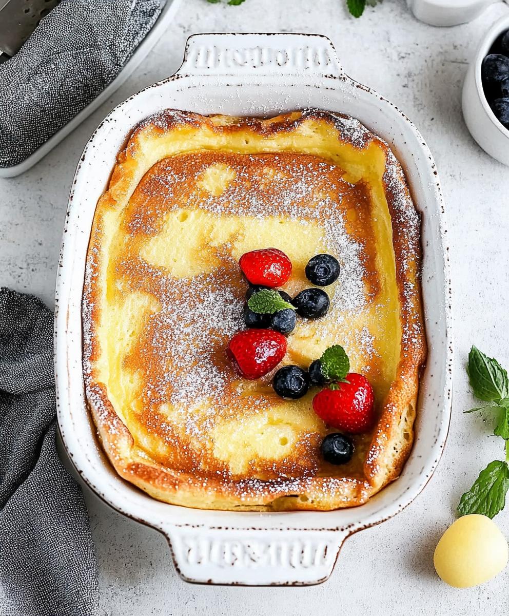 Baked German Pancake Recipe