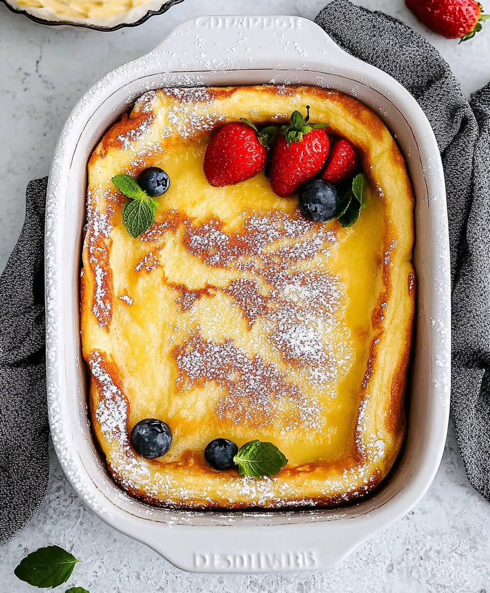 Baked German Pancake Recipe