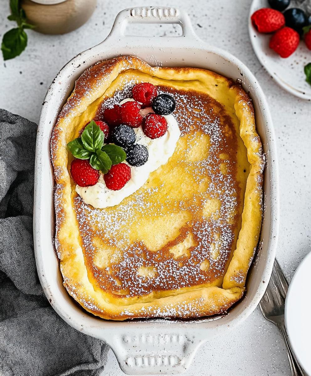 Baked German Pancake Recipe