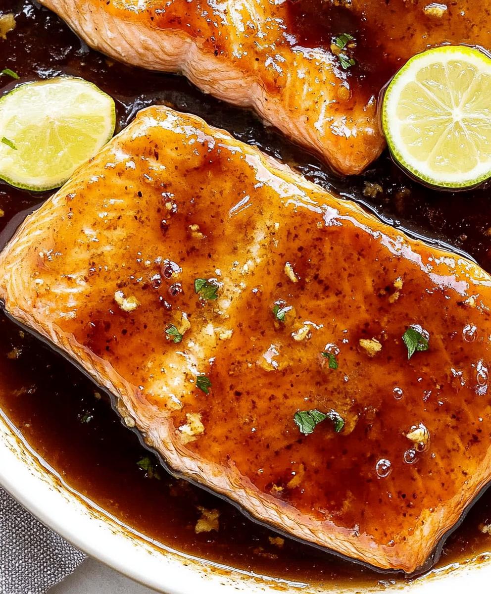 Baked Honey Lime Garlic Butter Salmon Recipe