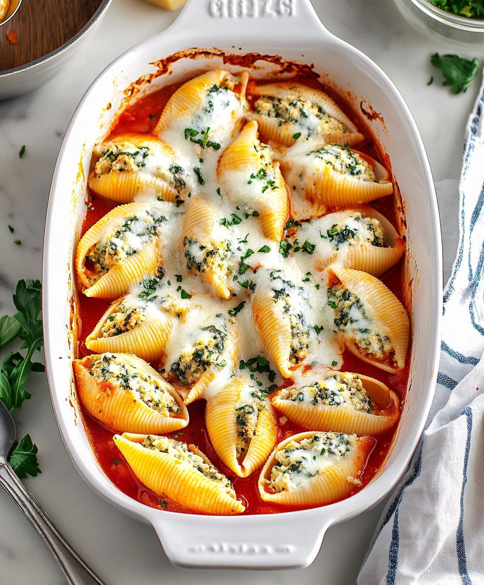 Baked Stuffed Shells Recipe