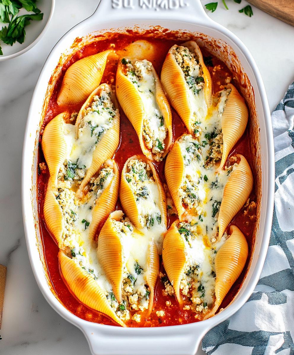 Baked Stuffed Shells Recipe
