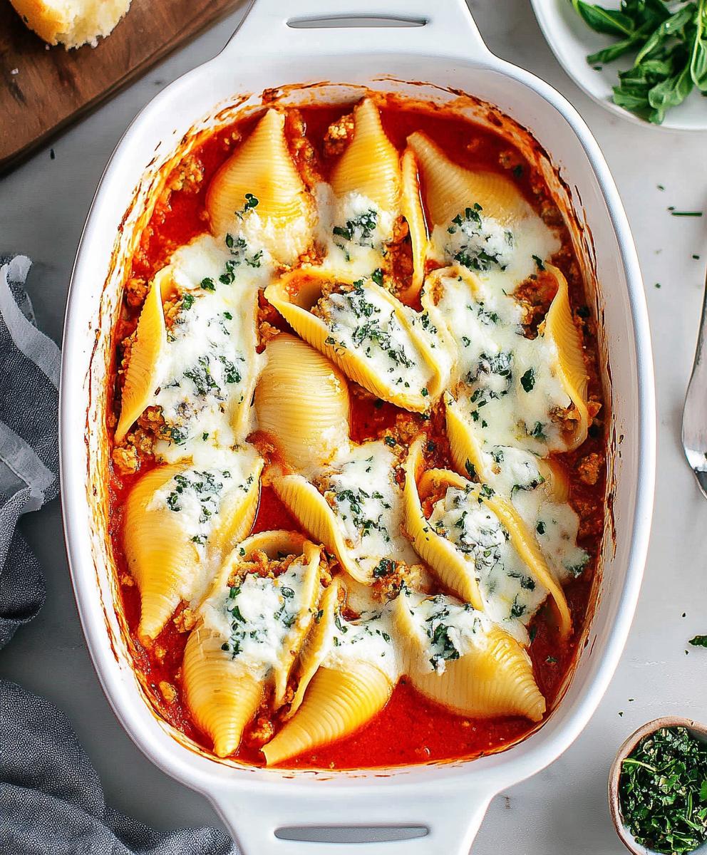 Baked Stuffed Shells Recipe