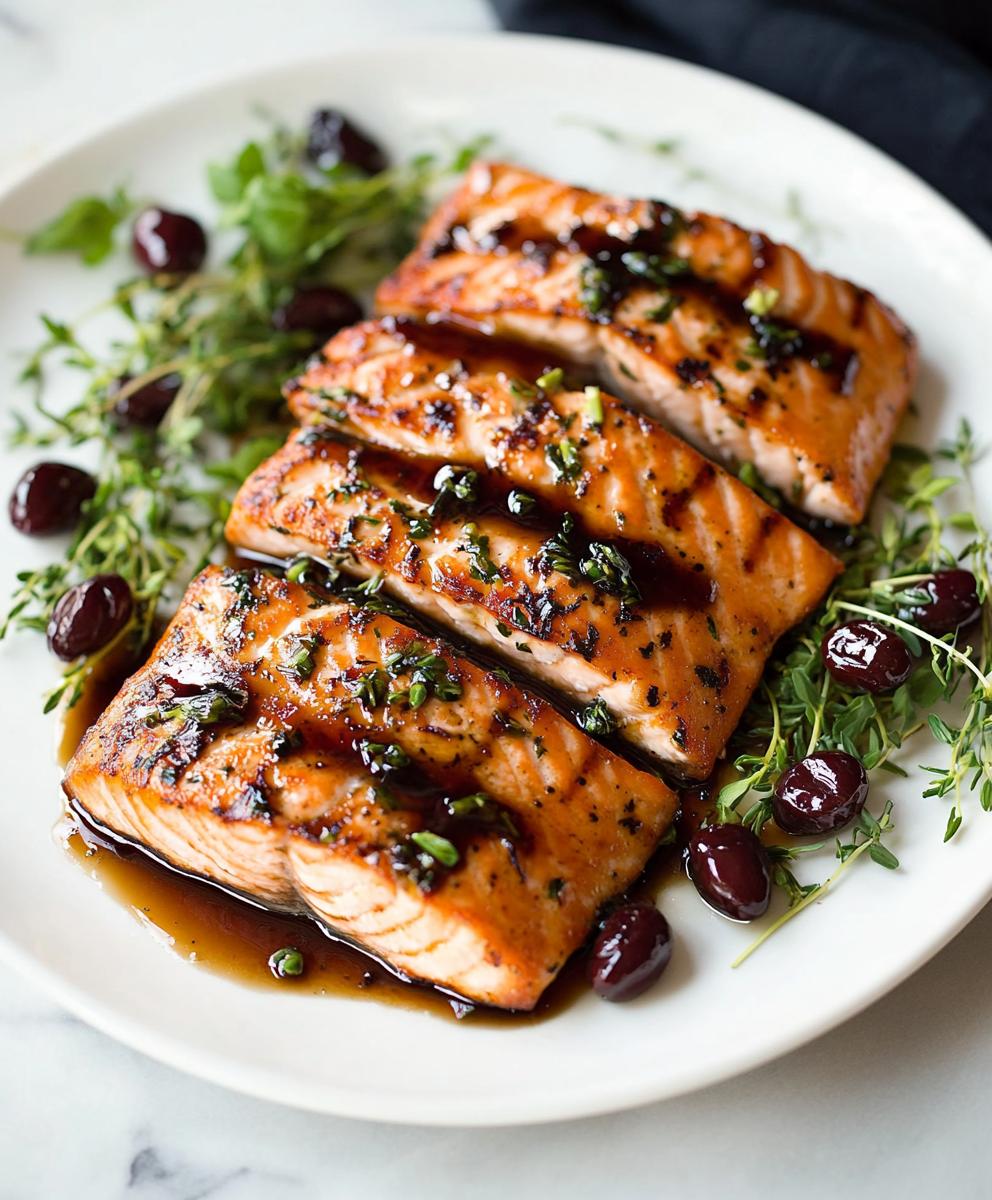 Balsamic Glazed Salmon Recipe