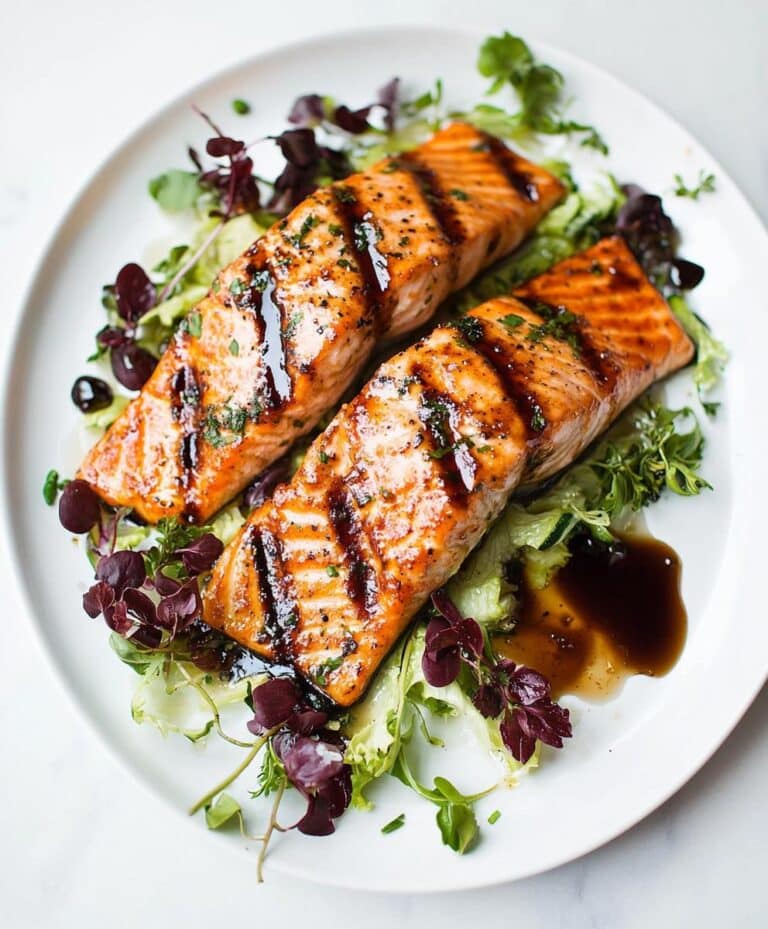 Balsamic Glazed Salmon Recipe