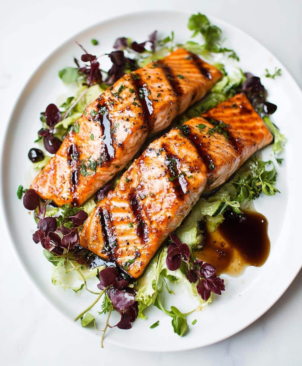 Balsamic Glazed Salmon Recipe