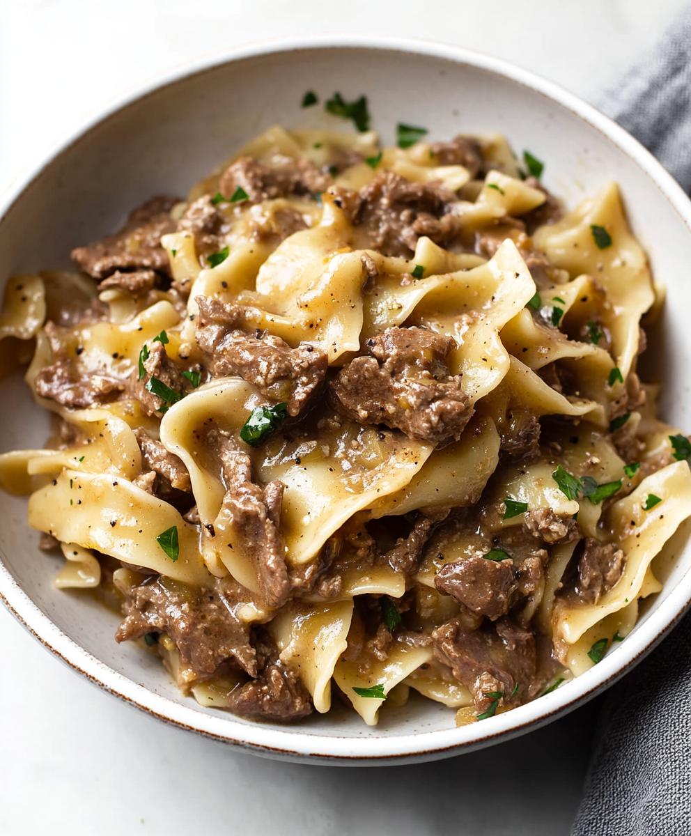 Beef And Noodles Recipe