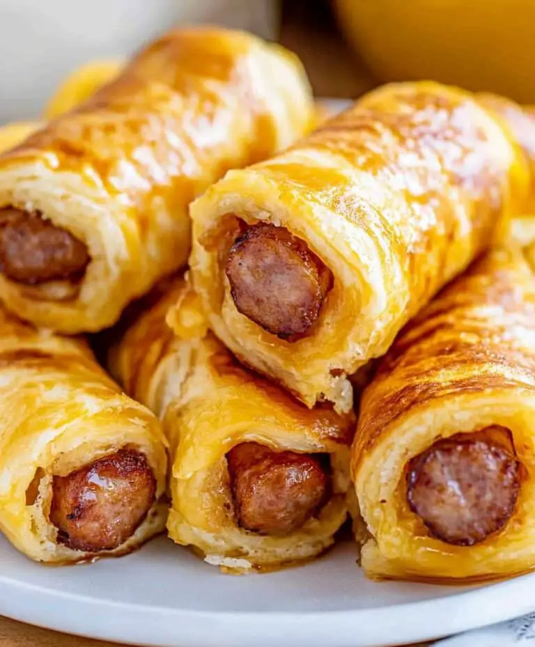 British Breakfast Sausage Rolls (pigs In A Blanket) Recipe