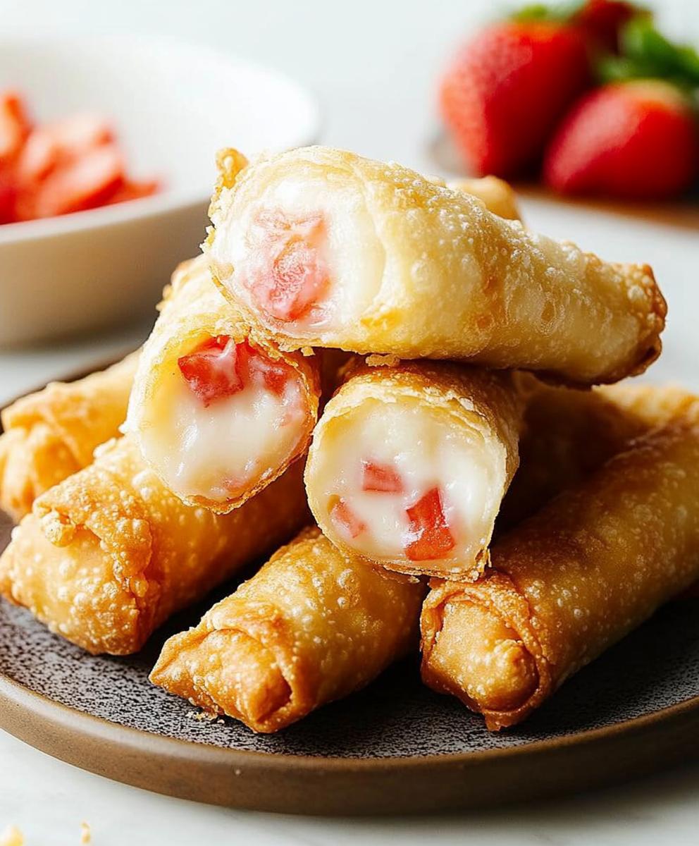 Cheesecake Egg Rolls Recipe