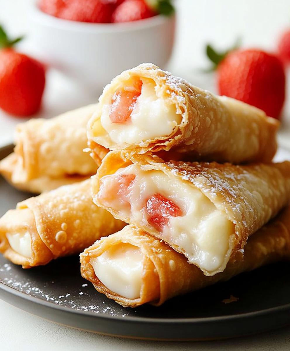 Cheesecake Egg Rolls Recipe