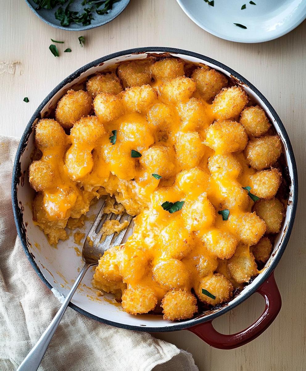 Cheesy Tater Tot Casserole Recipe