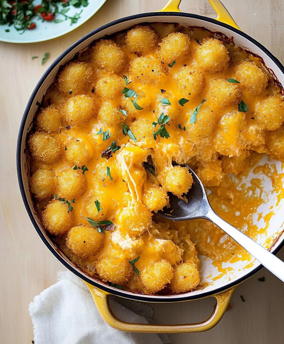 Cheesy Tater Tot Casserole Recipe