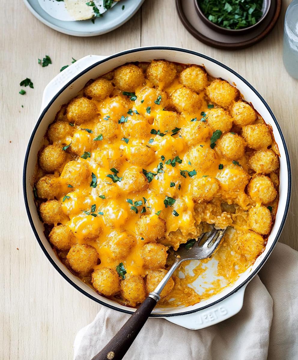Cheesy Tater Tot Casserole Recipe