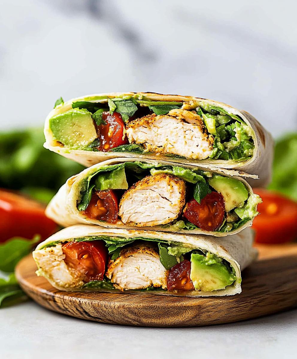 Chicken Avocado Wrap Recipe