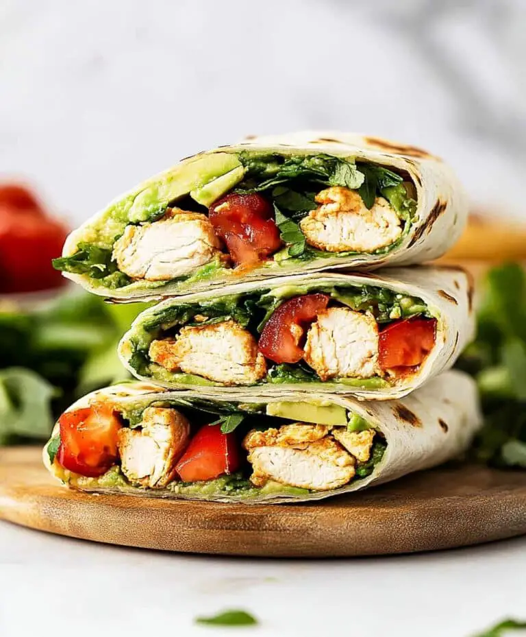 Chicken Avocado Wrap Recipe