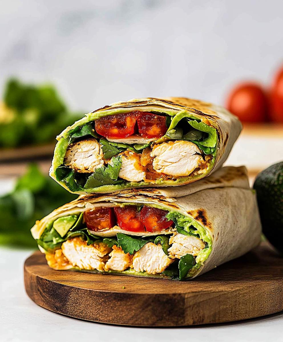 Chicken Avocado Wrap Recipe