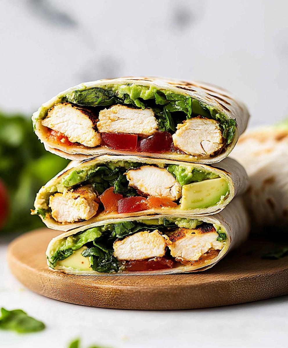 Chicken Avocado Wrap Recipe