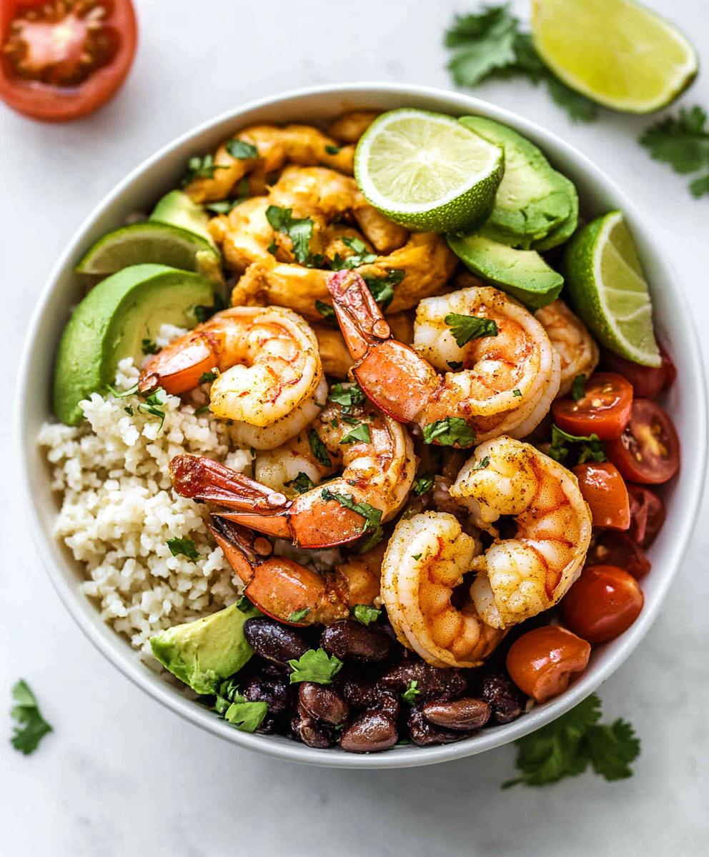 Chipotle Lime Shrimp Bowl Recipe