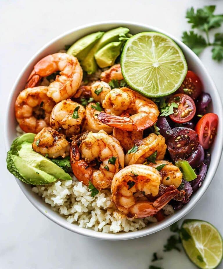 Chipotle Lime Shrimp Bowl Recipe