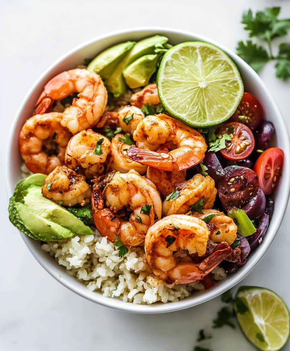 Chipotle Lime Shrimp Bowl Recipe