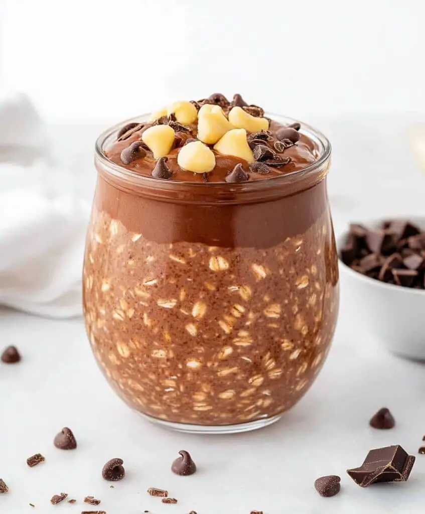 Chocolate Protein Overnight Oats Recipe