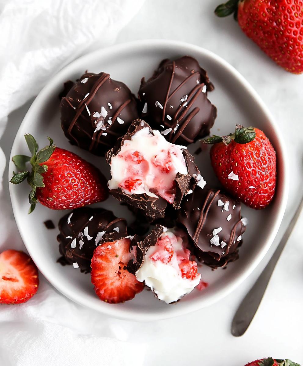 Chocolate Strawberry Yogurt Clusters Recipe