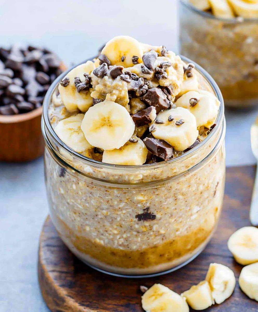 Chunky Monkey Overnight Oats Recipe