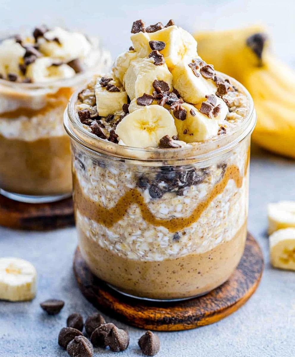 Chunky Monkey Overnight Oats Recipe