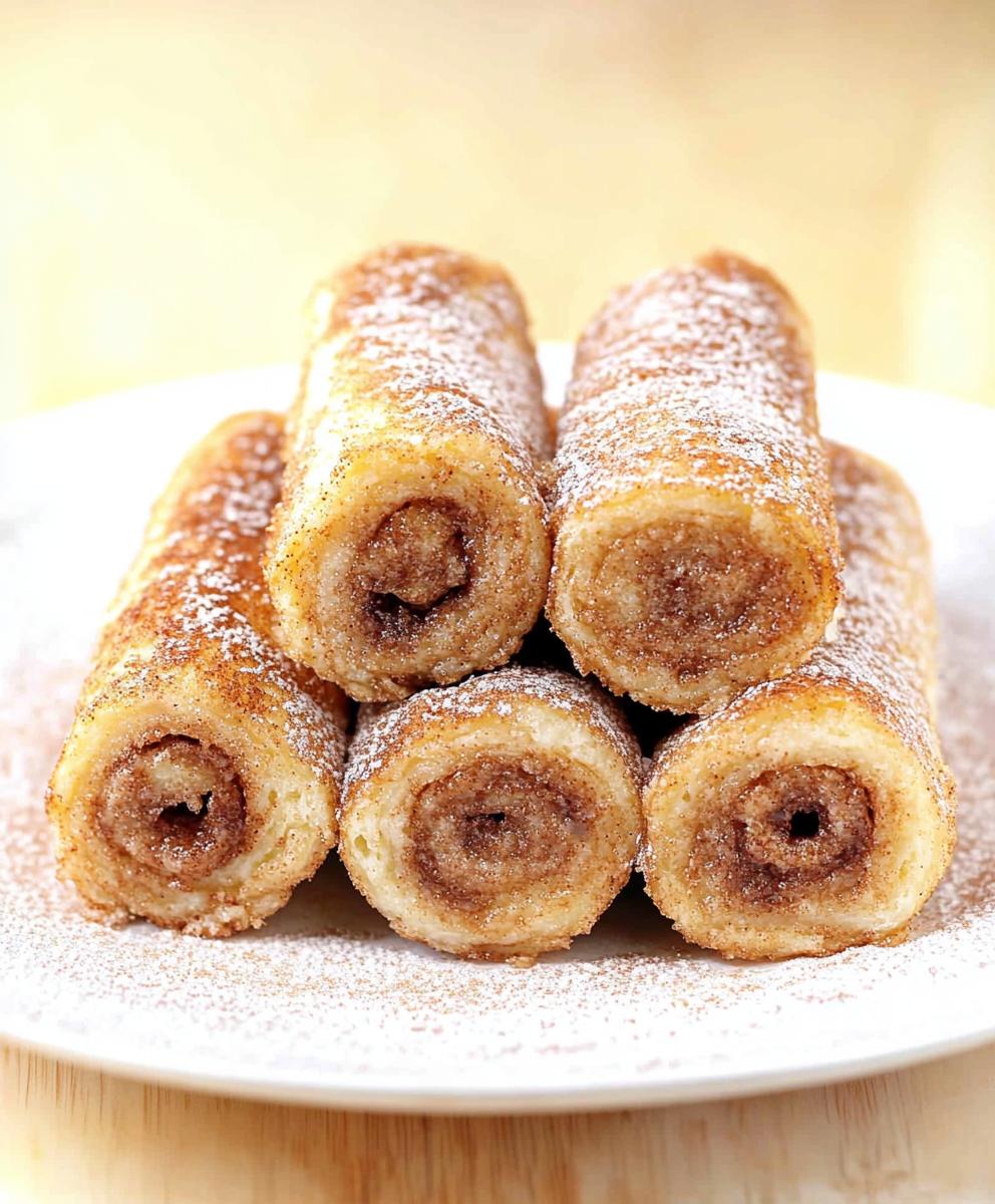 Cinnamon French Toast Roll Ups Recipe