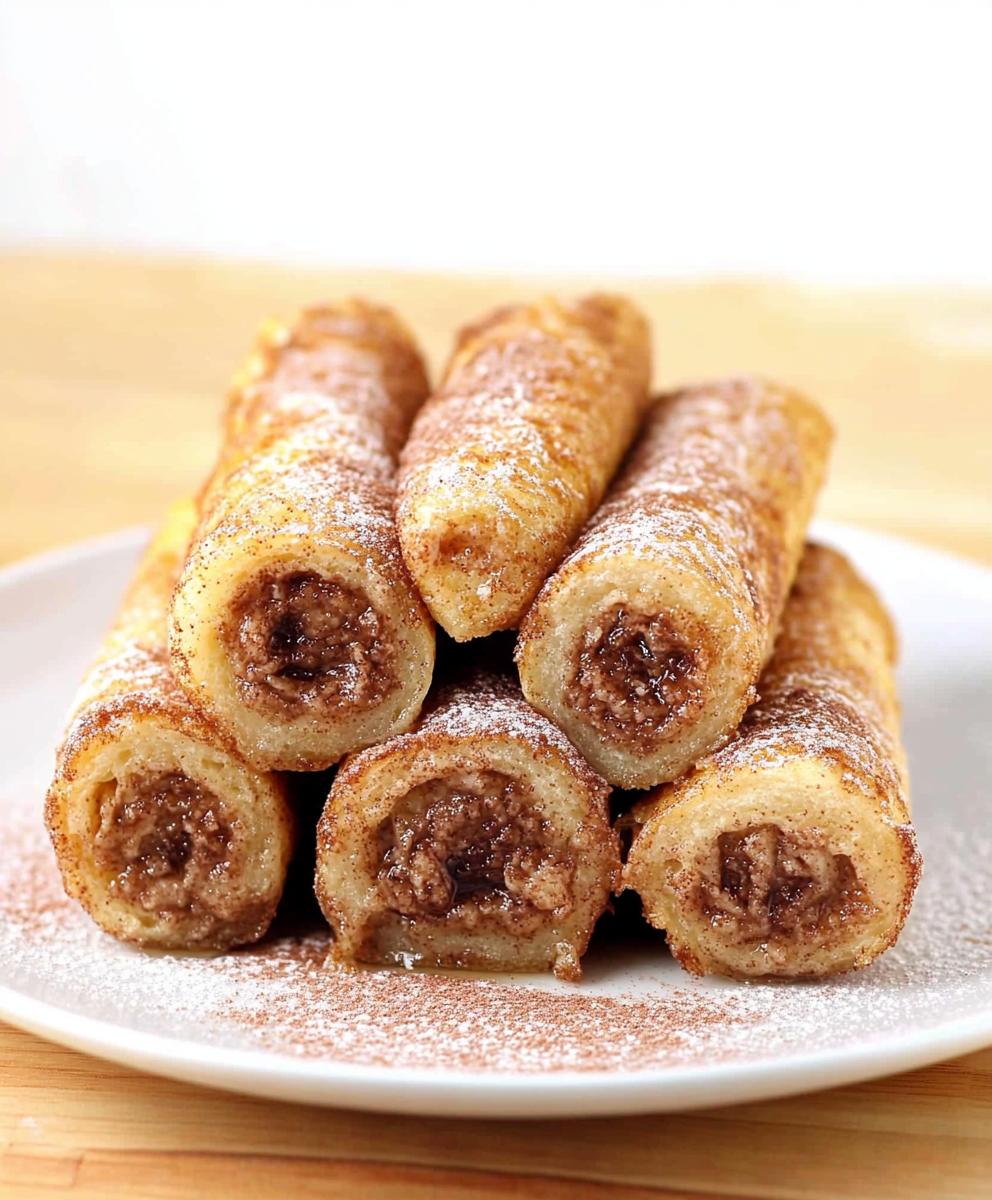 Cinnamon French Toast Roll Ups Recipe