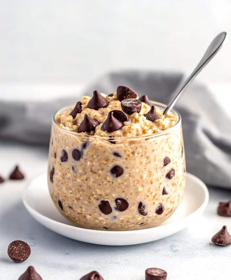 Cookie Dough Overnight Oats Recipe