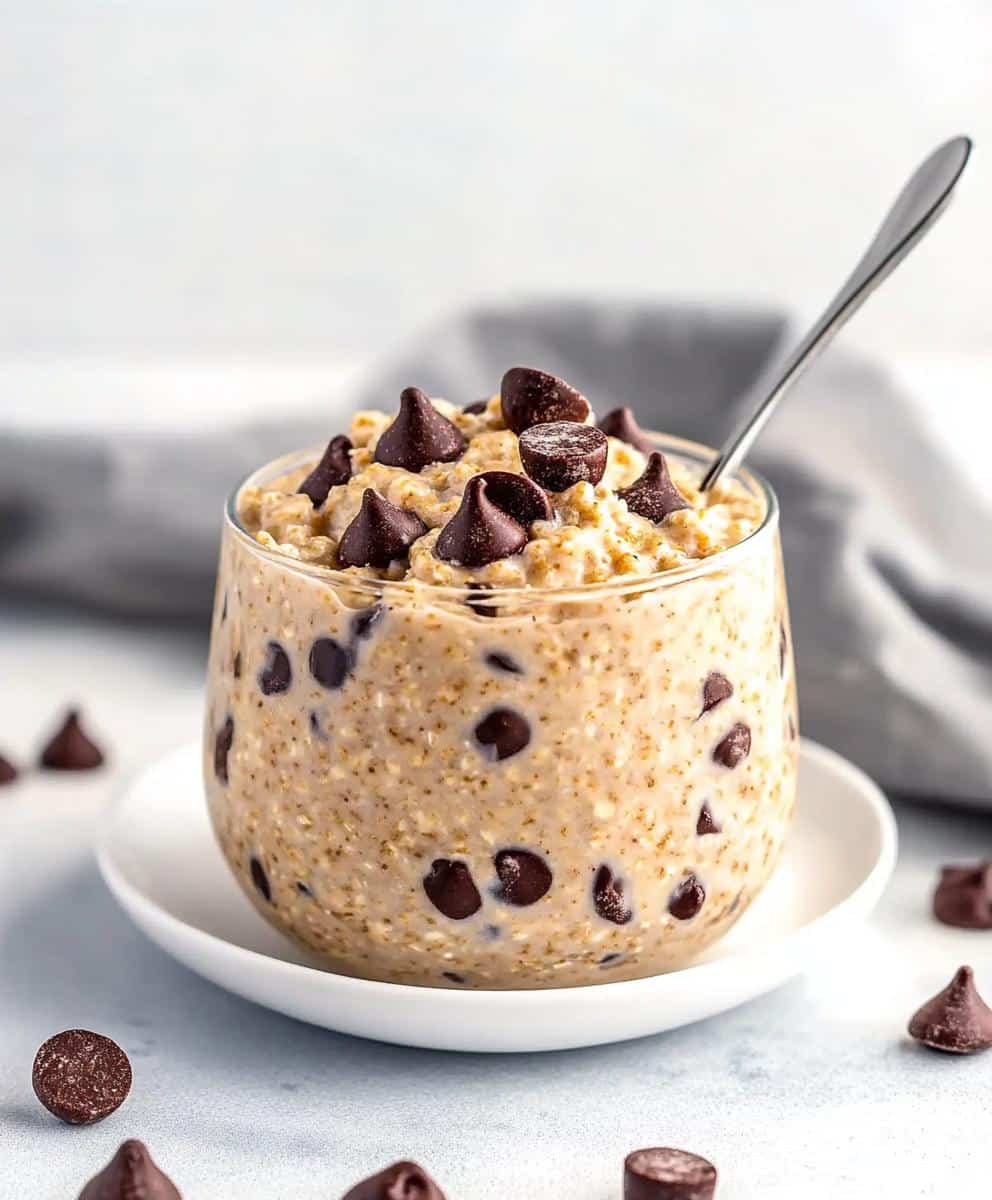 Cookie Dough Overnight Oats Recipe